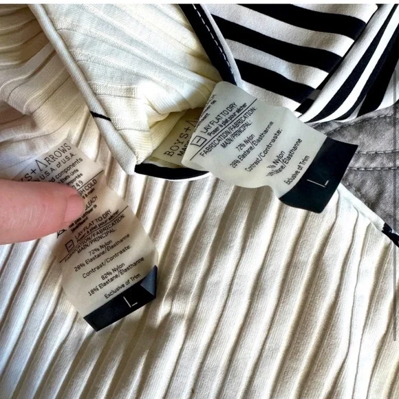 Boys + Arrows Dinosaur Print Bikini - Black and White - Picture 3 of 3